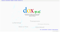 Desktop Screenshot of doxme.com